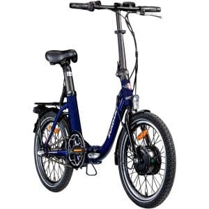 Zündapp ZXT20 20 Zoll E Bike Elektrobike Pedelec E Klapprad Faltrad E Fahrrad mit Rad Nabenmotor Tiefeinsteiger 3 Gang... schwarz