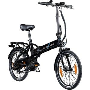 Zündapp Z101 Special Edition 20 Zoll E Bike Klapprad Klapp E-Bike E Faltrad Elektro Klappfahrrad Elektrofaltrad Pedelec StVZO 6 Gänge... schwarz/türkis