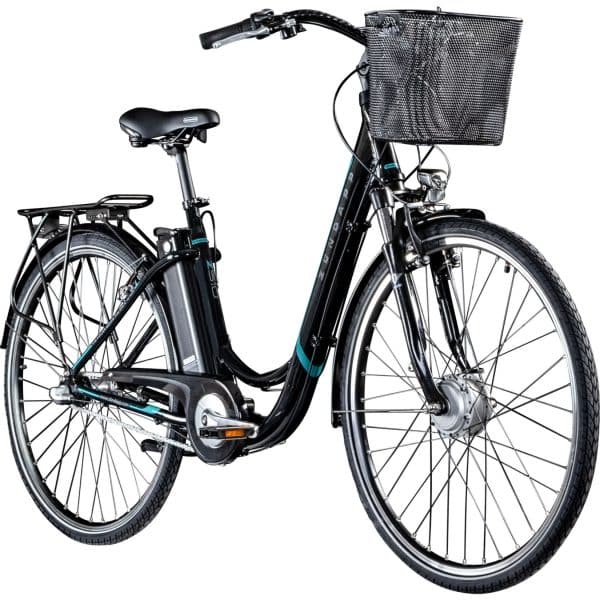 Zündapp Z510 E Bike Damenfahrrad ab 155 cm Rücktritt Pedelec 28 Zoll Fahrrad mit tiefem Einstieg Hollandrad mit 3 Gang Nabenschaltung StVZO... 48 cm