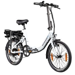 Zündapp Z110 20 Zoll E Bike Elektro Bike Pedelec Faltrad E Klapprad E Fahrräder leichte Ebikes 20" Urban E Bikes Stadtrad... weiß