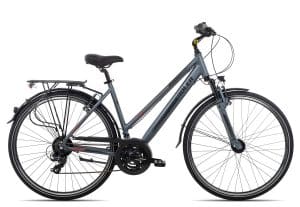 Adler Verona Trapez | 28 Zoll | grey black red | 50 cm Radgröße