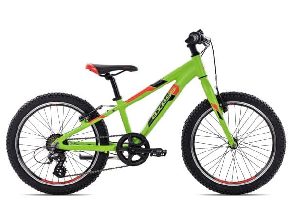 Axess STIPE 20 2022 | 20 Zoll | lime matt/black/red | 26 cm Radgröße