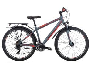 Ciclista Adventure 26 | 26 Zoll | grey black red | 43 cm Radgröße