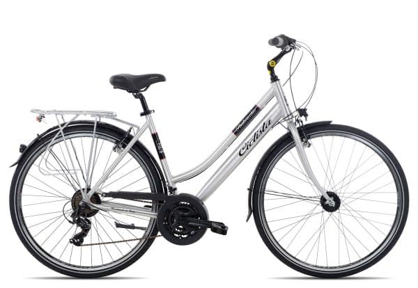 Ciclista Ponte Vecchio Trapez | 28 Zoll | silver black red | 51 cm Radgröße