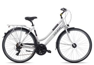 Ciclista Ponte Vecchio Trapez | 28 Zoll | silver black red | 46 cm Radgröße