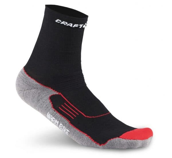 Craft Warm Bike Mid Sock | 34-36 | schwarz