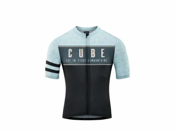 Cube Blackline CMPT Trikot kurzarm | M | grey´n´blue