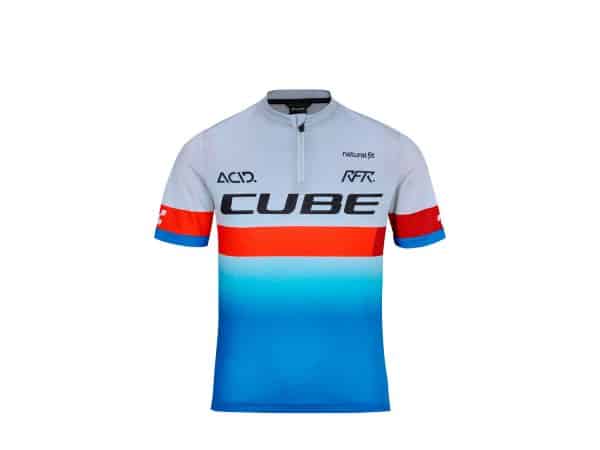 Cube Junior Action Teamline Trikot kurz | 134/140 | blue red