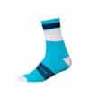 Endura Bandwidth Streifensocken | L-XL | neon blau