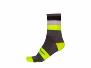 Endura Bandwidth Streifensocken | S-M | neon gelb