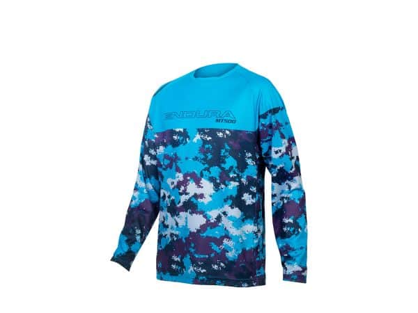 Endura MT500JR Langarmtrikot Kid | M | electric blue