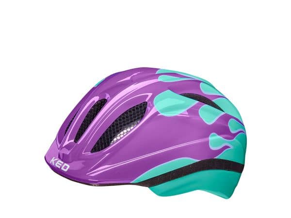 KED Meggy Trend II Kinderhelm | 49-55 cm | flame lilac mint