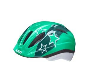 KED Meggy Trend II Kinderhelm | 49-55 cm | green stars