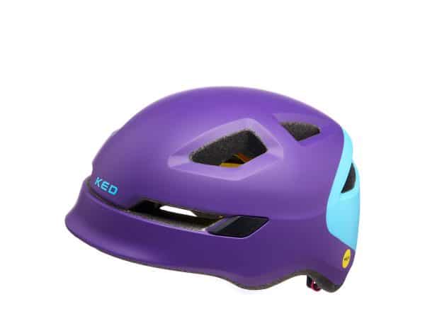 KED Pop Helm | 48-52 cm | purple skyblue
