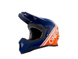 ONeal Sonus Deft Fullface Helm | 57-58 cm | blue orange