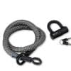 Tex-Lock eyelet U-Serie Kabelschloss | 120 cm | grau