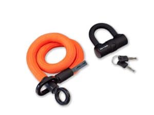 Tex-Lock eyelet U-Serie Kabelschloss | 80 cm | orange