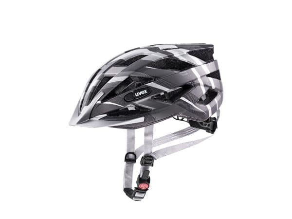 Uvex Air Wing CC Helm | 52-57 cm | black silver matt