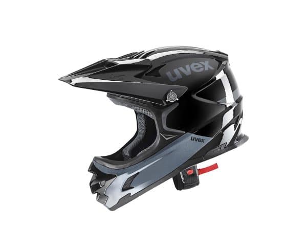 Uvex HLMT 10 Bike Fullface-Helm | 56-58 cm | black grey