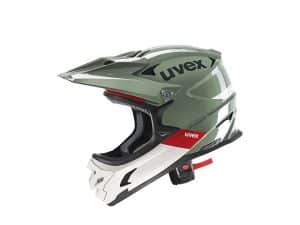 Uvex HLMT 10 Bike Fullface-Helm | 56-58 cm | moss green sand