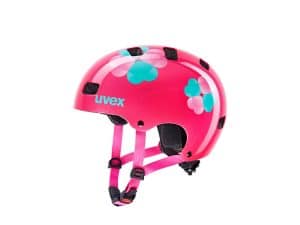 Uvex Kid 3 Helm | 55-58 cm | pink flower