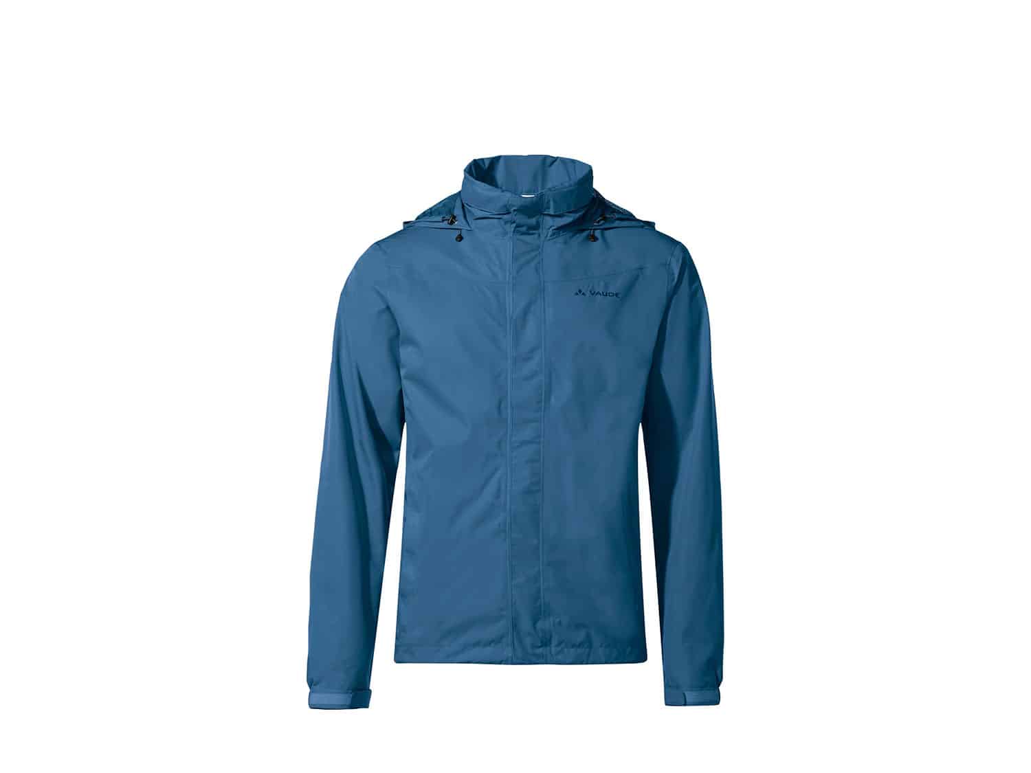 VAUDE Giacca Uomo Escape Bike Light – Impermeabile E Traspirante – Dark Sea, Taglia L – Ecologica Senza PFC