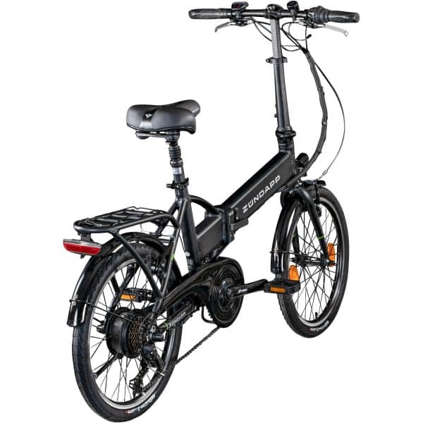 Zündapp Green 1.0 20 Zoll E-Klapprad E Folding Bike Citybike Faltrad Elektrofahrrad Pedelec... schwarz