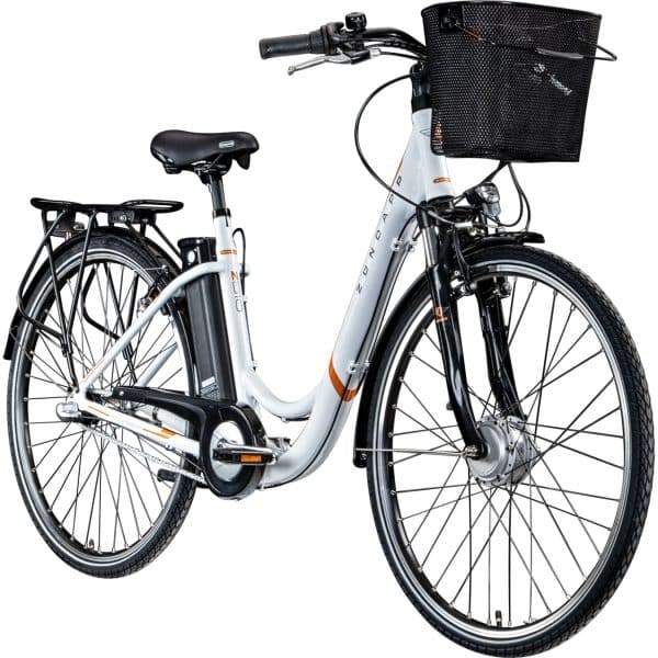 Zündapp Z510 E Bike Damenfahrrad ab 155 cm Rücktritt Pedelec 28 Zoll Fahrrad mit tiefem Einstieg Hollandrad mit 3 Gang Nabenschaltung StVZO... 48 cm