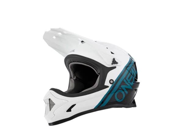 ONeal Sonus Deft Fullface Helm | 57-58 cm | black white