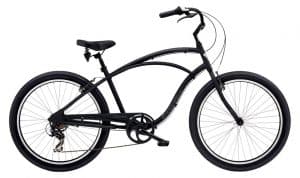 Electra Cruiser Lux 7D Step-Over Citybike Schwarz Modell 2022