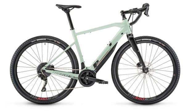 Moustache Dimanche 29.3 Gravel E-Bike Grün Modell 2021