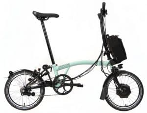 Brompton Electric C-Line Explore E-Bike Grün Modell 2022