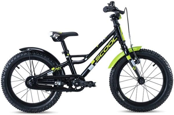 S'cool faXe Alloy 16 Kinderfahrrad Schwarz Modell 2021