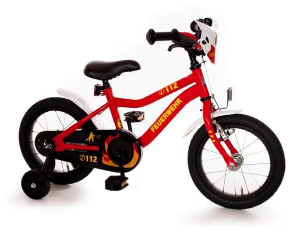 Bachtenkirch Feuerwehr 12"" Kinderfahrrad Rot Modell 2019