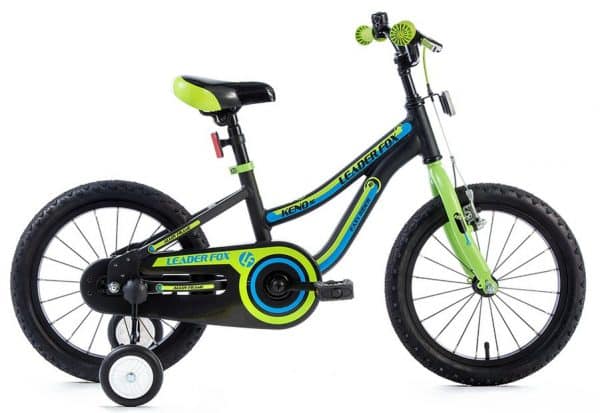 Leaderfox Keno 16"" Kinderfahrrad Schwarz Modell 2019