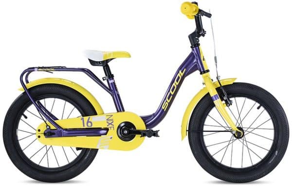 S'cool niXe Alloy 16 Kinderfahrrad Lila Modell 2021