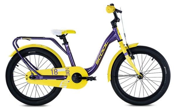 S'cool niXe Alloy 18 Kinderfahrrad Lila Modell 2021