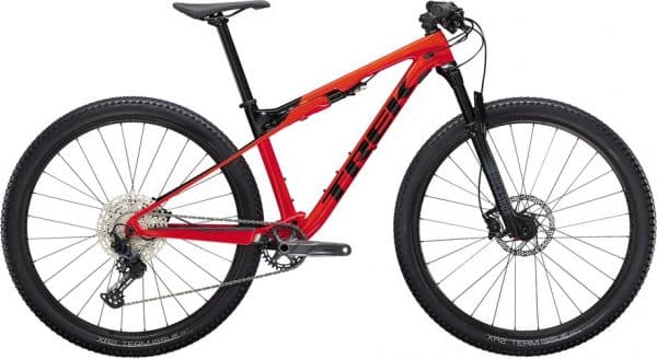 Trek Supercaliber 9.6 Mountainbike Rot Modell 2022