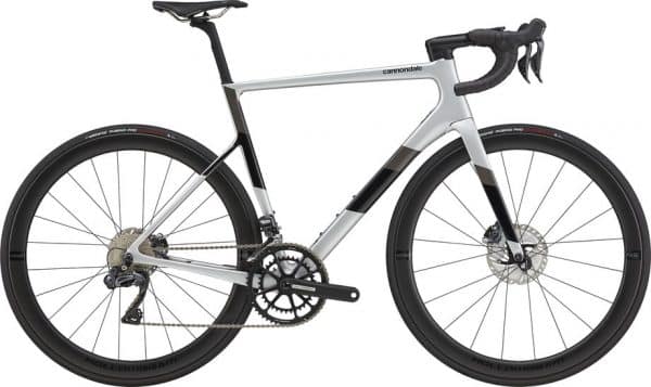 Cannondale SuperSix EVO Carbon Disc Ultegra Di2 Rennrad Silber Modell 2021