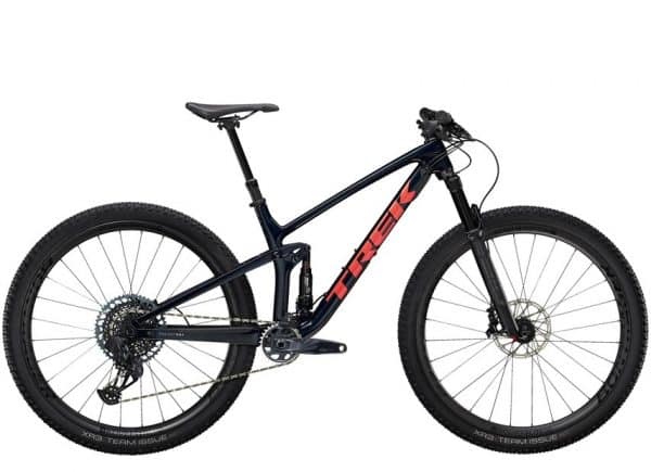 Trek Top Fuel 9.8 GX AXS Mountainbike Blau Modell 2021