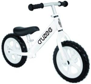 CRUZEE two 12"" Balance Bike Kinderlaufrad Weiß Modell 2021