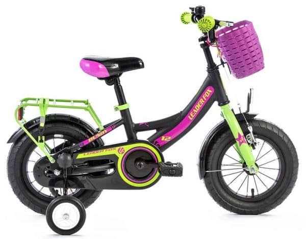 Leaderfox Busby Girl 12"" Kinderfahrrad Schwarz Modell 2019