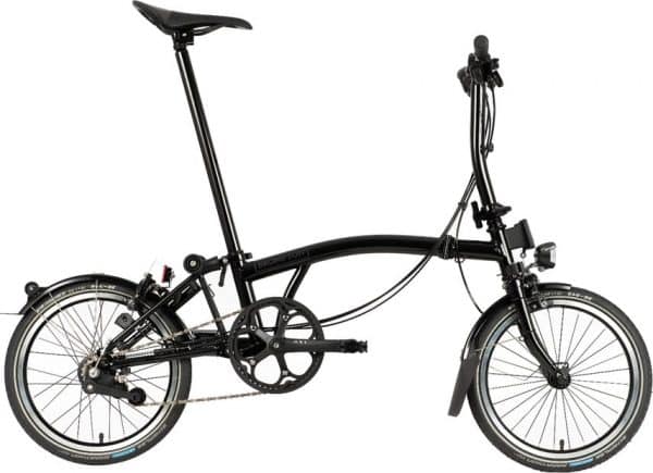 Brompton C-Line Black Edition Explore mit Gepäckträger Klapprad Schwarz Modell 2022