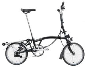 Brompton C-Line Explore mit Gepäckträger Klapprad Schwarz Modell 2022