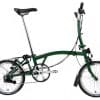 Brompton C-Line Explore mit Gepäckträger Klapprad Grün Modell 2022