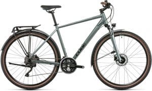 Cube Nature Pro Allroad Trekkingrad Grün Modell 2022