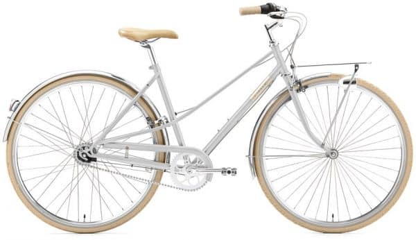 Creme Caferacer Lady Solo Trekkingrad Silber Modell 2022