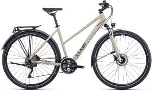 Cube Nature Pro Allroad Trekkingrad Beige Modell 2022