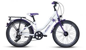 S'cool chiX twin 20-7S Kinderfahrrad Weiß Modell 2022