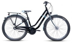 S'cool chiX twin 26-3S Jugendfahrrad Schwarz Modell 2022